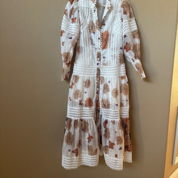 Monarch Maxi Dress in Orange - Picture 12 of 13